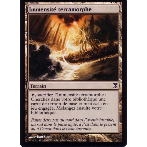 Immensité Terramorphe - Mtg - Spirale Temporelle - C - 279/301
