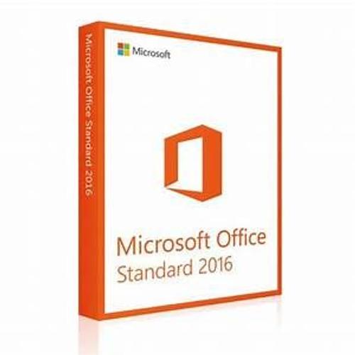 Microsoft Office 2016 Standard - 1pc - 32 Et 64 Bits - Version Complète - Envoi Express Par E-Mail -