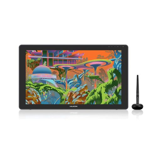 Tablette Graphique Huion kamvas 22 Plus Pen Display Écran de stratification complète 1200: 1 Rapport de contraste 140% Gamme sRGB avec support réglable et câble USB-C vers USB-C