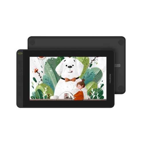 Tablette Graphique Huion kamvas 12 Pen Display avec écran entièrement laminé Stylet sans pile Fonction d'inclinaison Stylet sans pile 8192 Pression du stylo, 11,6 pouces (Noir)