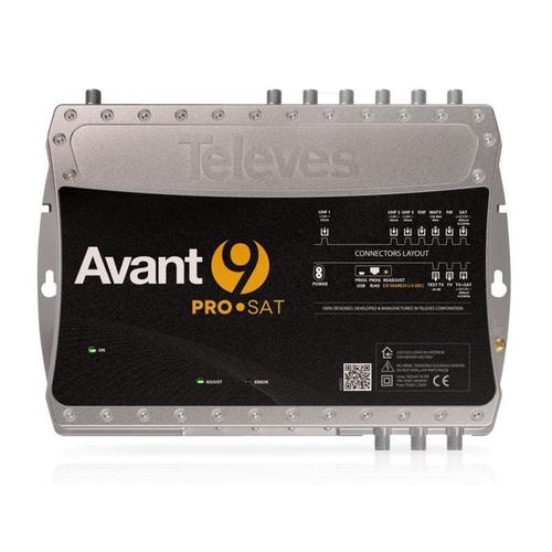 Televes Avant9 Pro SAT: Station d'amplification programmable