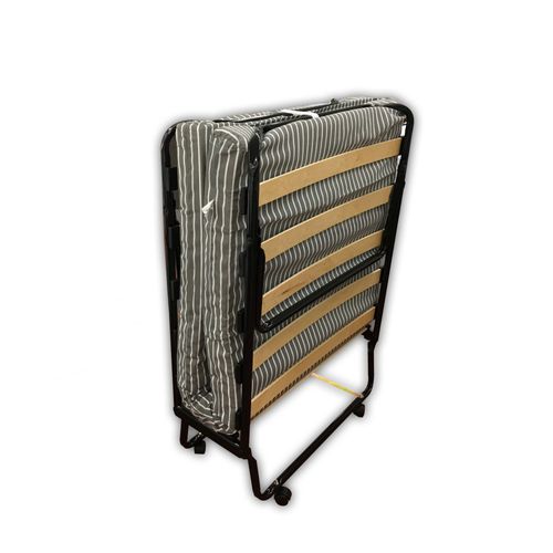 Lit D'appoint Pliant 12 Lattes Matelas 80x190