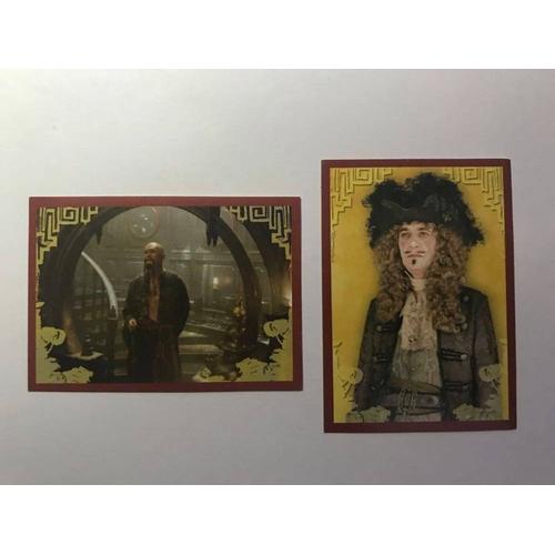 Lot 2 Images Panini - Pirates Des Caraibes N° 117 Et N° 148