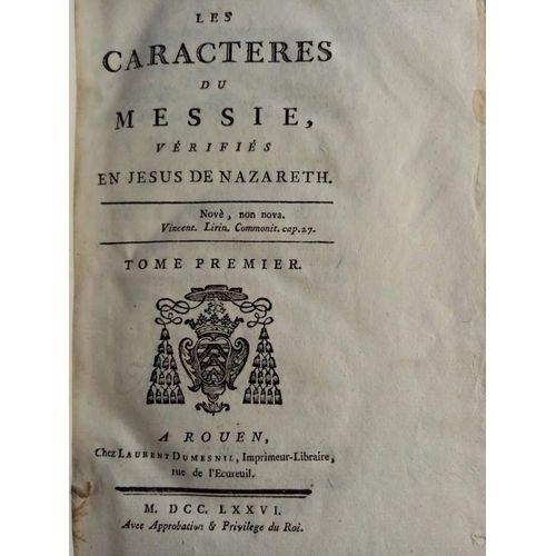 Les Caractères Du Messie Vérifiés En Jésus De Nazareth