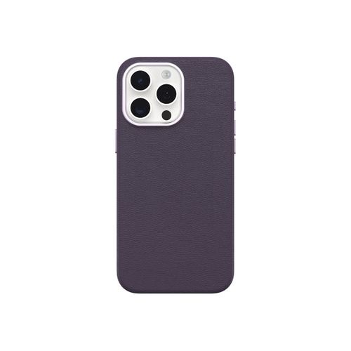 Otterbox Symmetry Series - Coque De Protection Pour Téléphone Portable - Compatibilité Avec Magsafe - Cuir De Catus, Polyuréthane - Prune Luxe (Violet) - Pour Apple Iphone 15 Pro Max