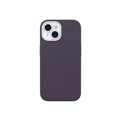 Otterbox Symmetry Series - Coque De Protection Pour Téléphone Portable - Compatibilité Avec Magsafe - Cuir De Catus, Polyuréthane - Luxe De Prune - Pour Apple Iphone 15