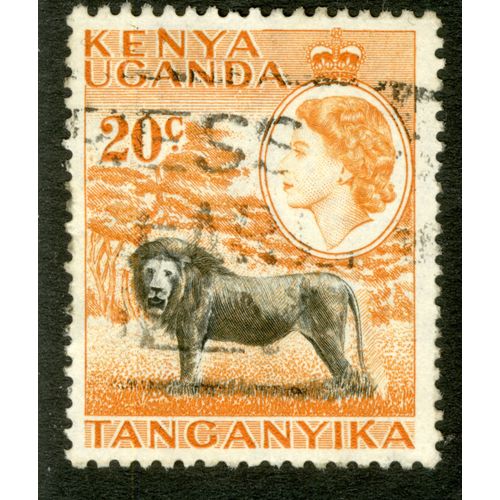 Timbre Oblitéré Kenya, Uganda, Tanganyika, 20 C