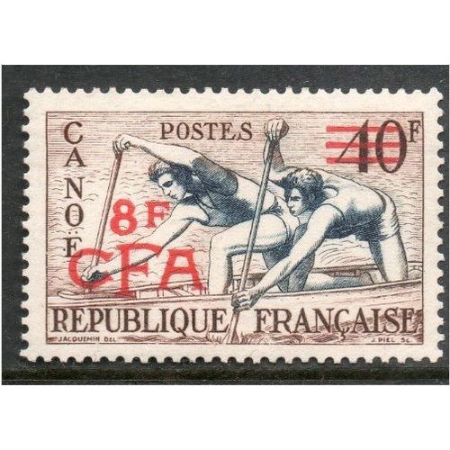 Timbre Réunion 314 Obl. 1953