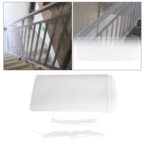 Filet De Securite Pour Bebes Enfants Protection Escalier Et Balcon Blanc 2m Rakuten