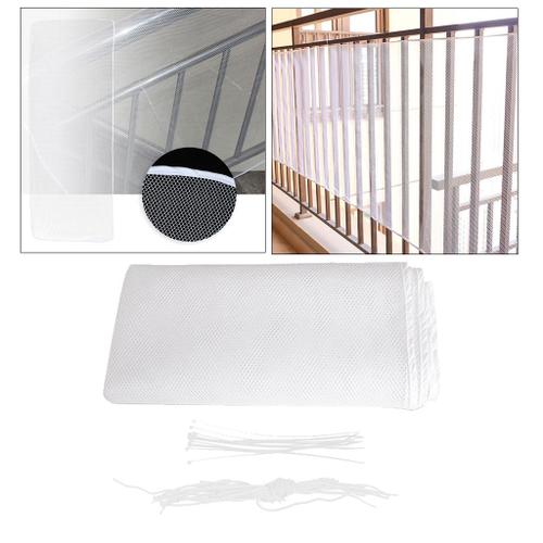 Filet De Securite Pour Bebes Enfants Protection Escalier Et Balcon Blanc 2m Rakuten