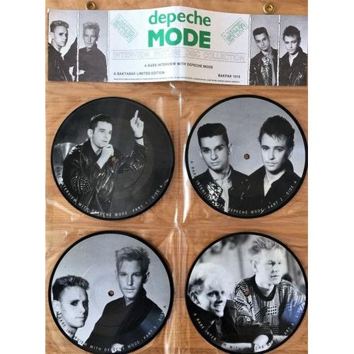 4 X 7" Picture Disc A Rare Interview With Depeche Mode - Interview Picture Disc Collection