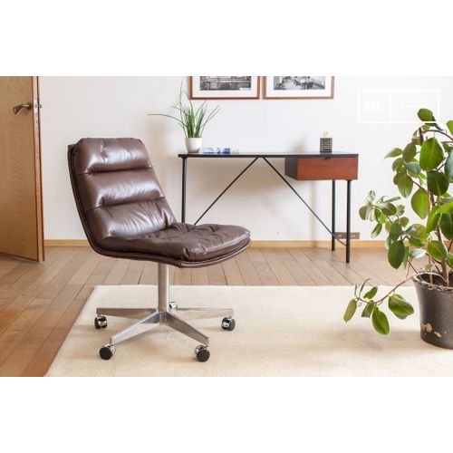 Chaise De Bureau En Cuir Breunor