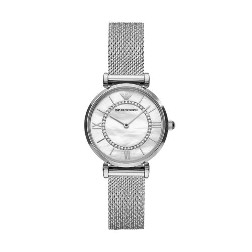 Montre Femme Emporio Armani En Acier Inoxydable Gris
