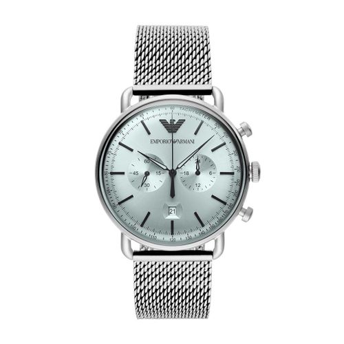 Montre Homme Emporio Armani En Acier Inoxydable Gris