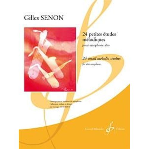24 Petites Études Mélodiques Pour Saxophone Alto