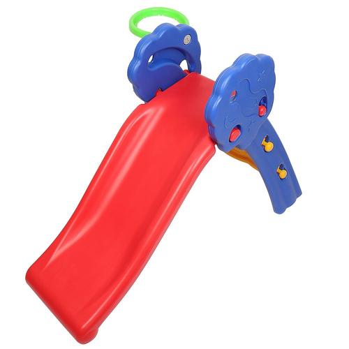 Toboggan pour enfants 4 en 1 Aire de jeux pliable avec panier de