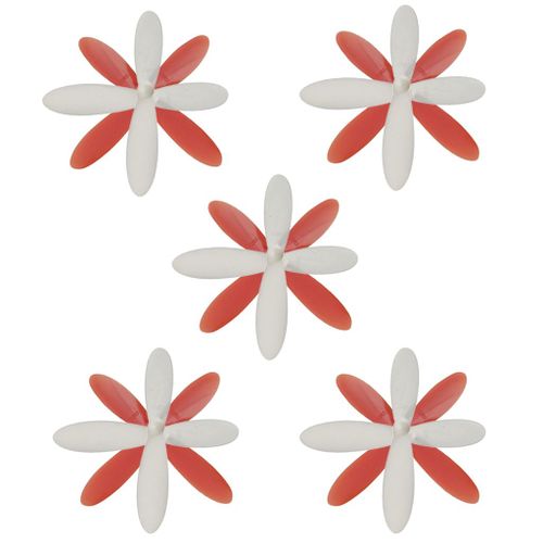 20pcs Hélice À Lames De Remplacement Pour Hubsan X4 H107l H107c H107d Quadcopter Blanc Et Rouge Magideal
