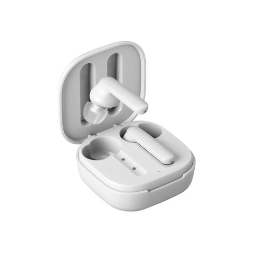 Urbanears Alby - Écouteurs sans fil avec micro - embout auriculaire - Bluetooth - isolation acoustique - blanc poussiéreux