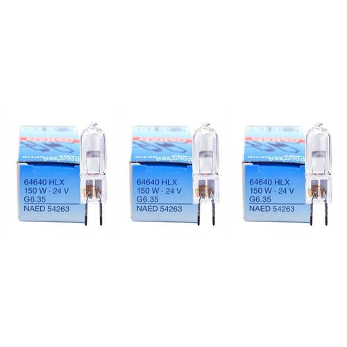 Osram Lot De 3 Ampoules Halogène 24v 150 W G6.35 6000 Lumen