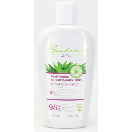 Shampooing Anti-Démangeaisons Pour Chiens. Biodene 250 Ml.