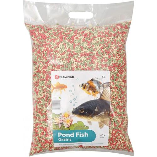 Flamingo Pet Productsnourriture Poisson D'étang, Granulat -15 Litres