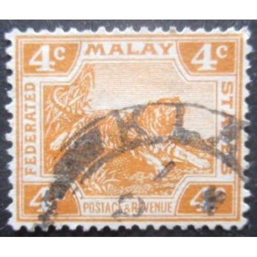 Malay States N°58 Oblitéré