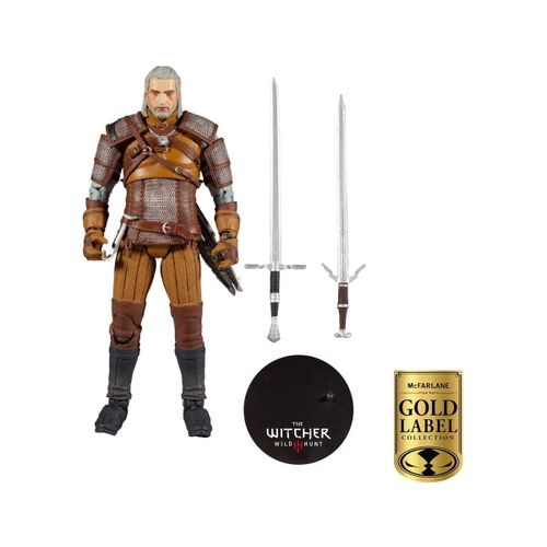The Witcher - Figurine Geralt Of Rivia Gold Label Series 18 Cm