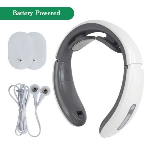 Masseur Cervical,Masseur Cervical Intelligent Massage Par Impulsions Basse Fréquence, 6 Types De Méthodes De Massage