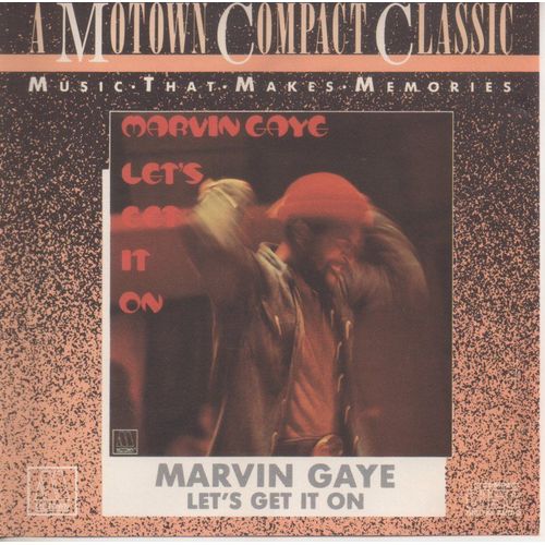 Cd Marvin Gaye Let's Get It On (Import Us) A Motown Compact Classic