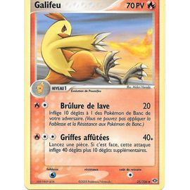 Carte Pokemon - Galifeu 25/106 70 Pv - Set Ex Emeraude (Fr)