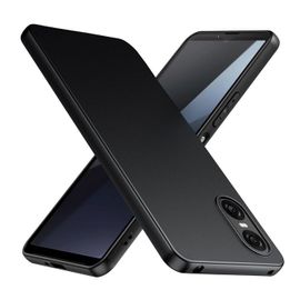 Coque Pour Sony Xperia 10 Vi - Housse Etui Silicone Gel Fine + Verre Trempe - Noir