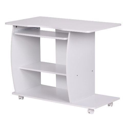 Bureau Informatique 90x50x71 Cm Blanc
