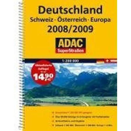 Adac Superstrassen Deutschland / Schweiz / Oesterreich / Europa 2008/2009