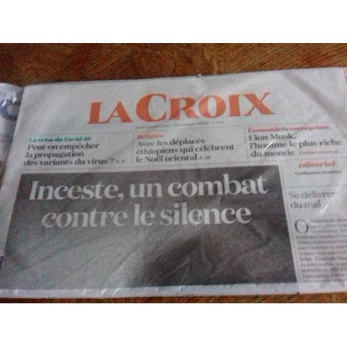 Journal La Croix Du 11 Janvier 2021