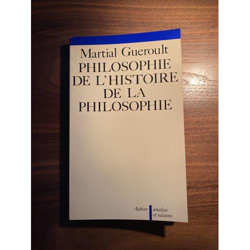 Philosophie De L'histoire De La Philosophie