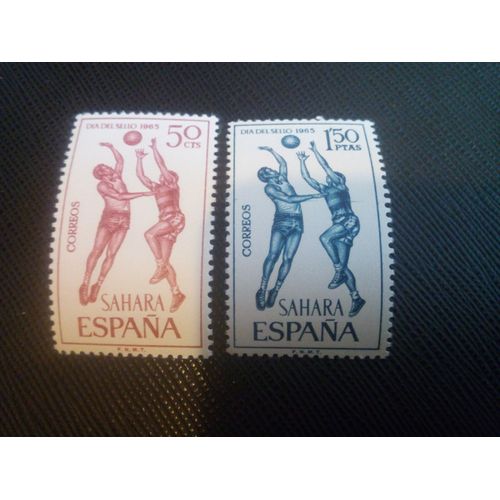 Timbre Espagne Yt 232 - 234 Jour Du Timbre 1965 ( 030105 )