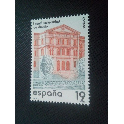 Timbre Espagne Yt 2500 Université De Deusto 1987 ( 050105 )