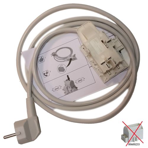 C?ble d'alimentation (259658-48304) Lave-vaisselle (00498261 BOSCH SIEMENS NEFF GAGGENAU VIVA)
