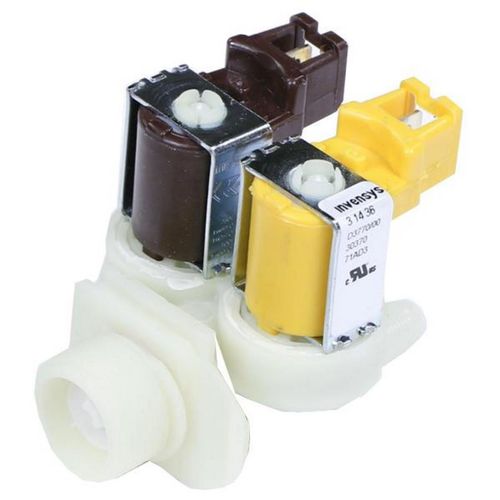 Electrovanne 2 voies 180° Lave-linge (00086311 NEFF BEKO CONSTRUCTA DE DIETRICH BRANDT BOSCH SIEMENS)