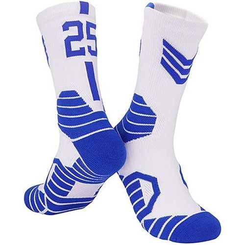 Chaussettes De Basket-Ball Pour Hommes Et Femmes - Numéro D'équipe Personnalisé (25), Peuvent Être Portées Aussi Bien Par Les Hommes Que Par Les Femmes