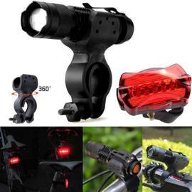 1pc Support De Lumière De Vélo Portable, Support De Lampe De Poche De Vélo,  Support De Montage De Lampe De Vélo À LED À Rotation À 360 Degrés