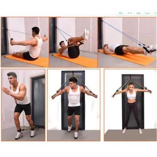 Bandes de Resistance Elastiques Musculation Set Fitness Exercice Bandes Kit  pour Fitness Yoga Gym Entraînement Hommes Femmes