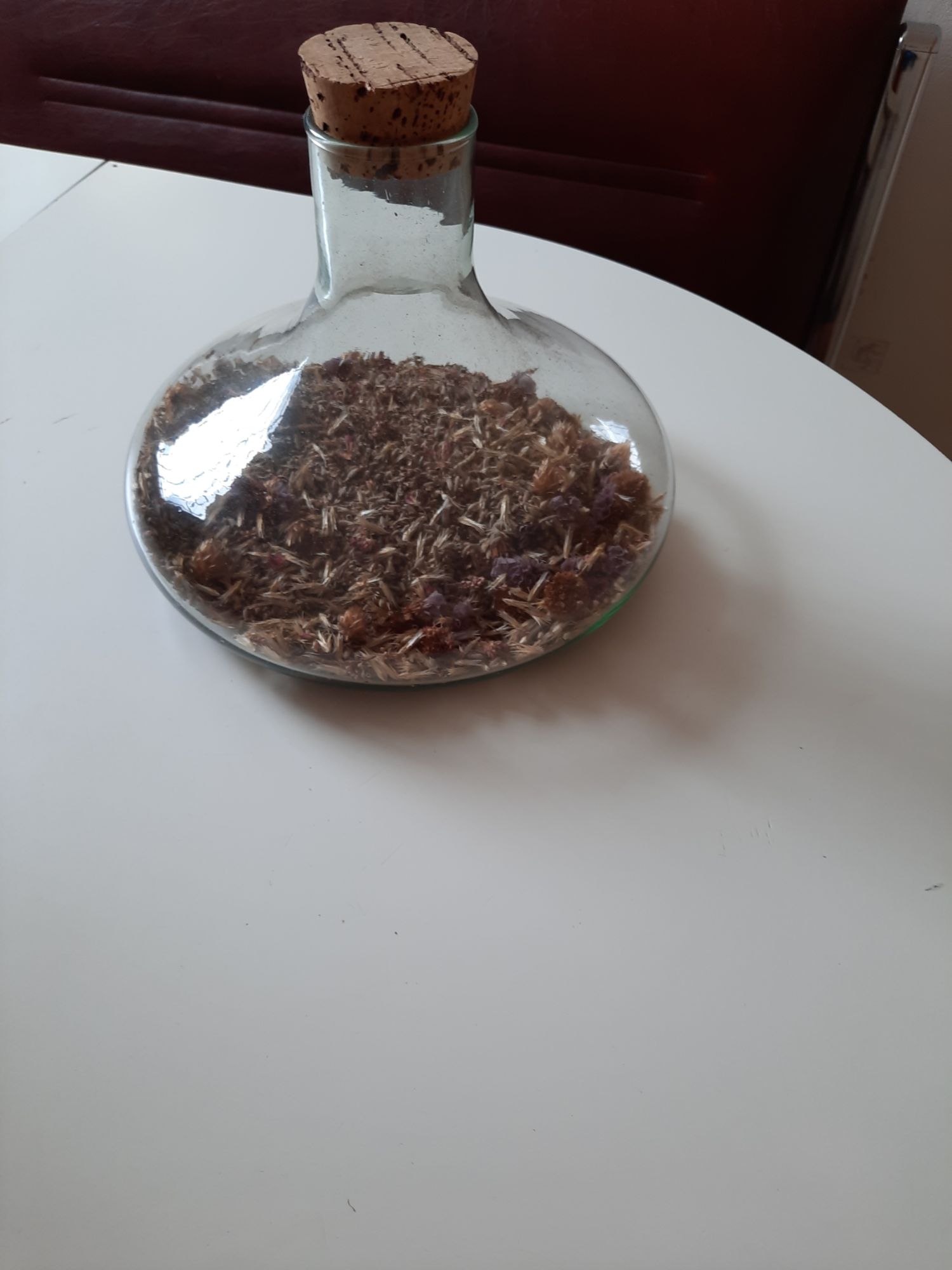 Vase/Carafe, En Verre, Avec Bouchon