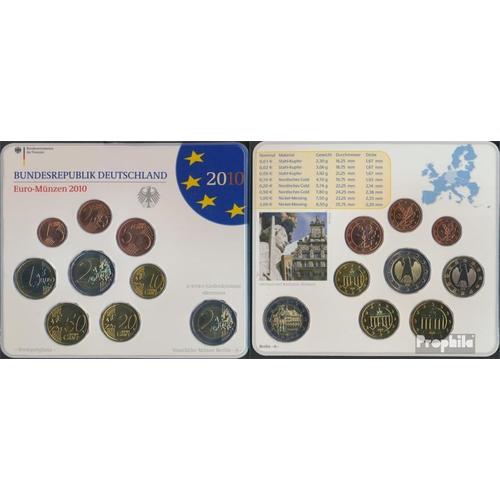 Rfa (Fr.Allemagne) 2010 Un Stgl./Unzirkuliert Unmtlicher Kursmünzensatz 2010 Euro Après Enquête