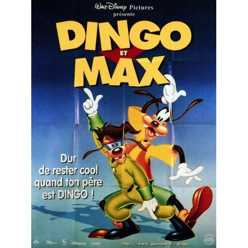 Dingo Et Max (A Goofy Movie) - Véritable Affiche De Cinéma Pliée - Format 120x160 Cm - De Kevin Lima - Walt Disney Animation - 1995