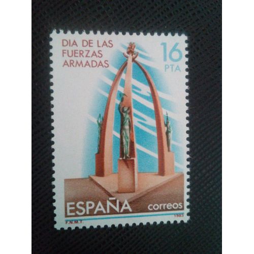 Timbre Espagne Yt 2327 Journée Des Forces Armées 1983 ( 050105 )