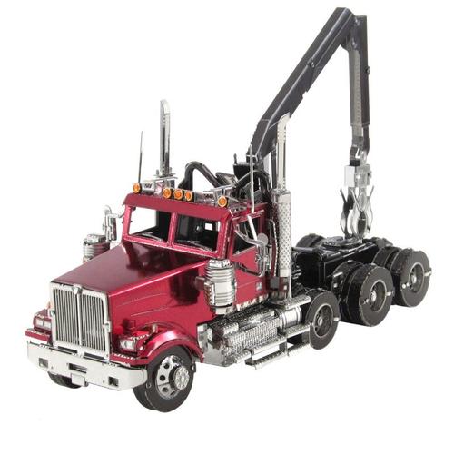 Western Star 4900 Log Truck - Metal Earth 5061178-Metal Earth