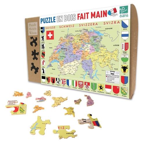 Puzzle Carte De Suisse -  Wilson K77-50