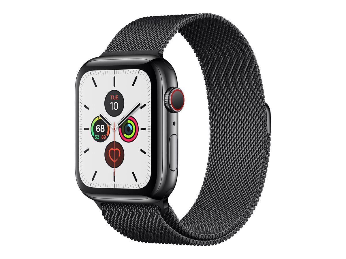 Achat reconditionné Apple Watch Series 8 45 mm Boîtier en acier inoxydable  couleur argent avec bracelet couleur argent en maille milanaise [Wi-Fi +  Cellulaire]