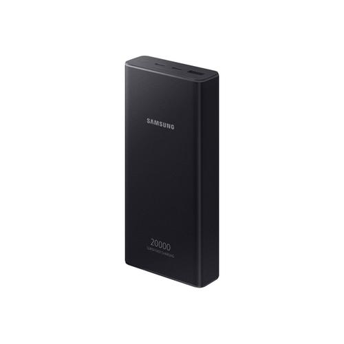 Samsung Battery Pack Eb-P5300 - Banque D'alimentation - 20000 Mah - 25 Watt - 3 A - Super Fast Charge / Adaptive Fast Charging / Pd 3.0 / Qc 2.0 - 2 Connecteurs De Sortie (Usb, Usb-C) - Sur Le...